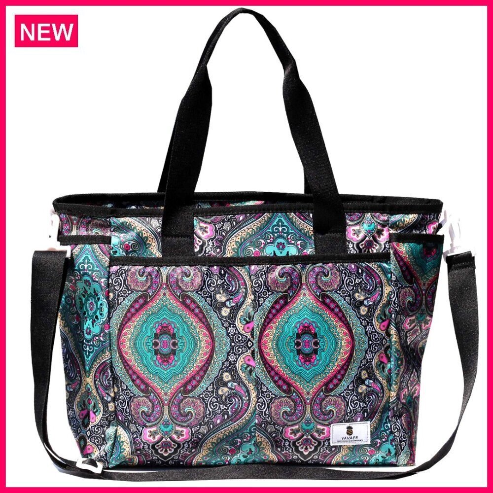 Water-Resistant Weekender Bag, Carry-On Duffel with Trolley Sleeve,